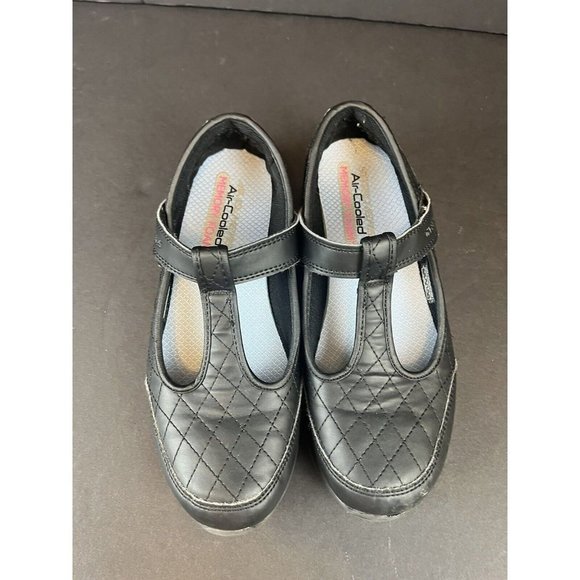 Skechers Microstrides School Trendz Black T-Strap‎ Mary Janes 85716L Size 4 - Picture 3 of 7